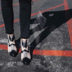 Matisse x Amuse Society Leather Ankle Boots